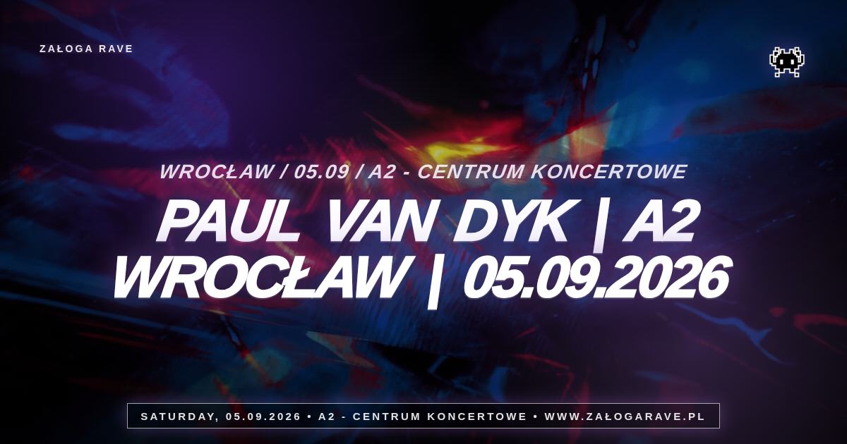 PAUL VAN DYK | A2 Wrocław | 05.09.2026