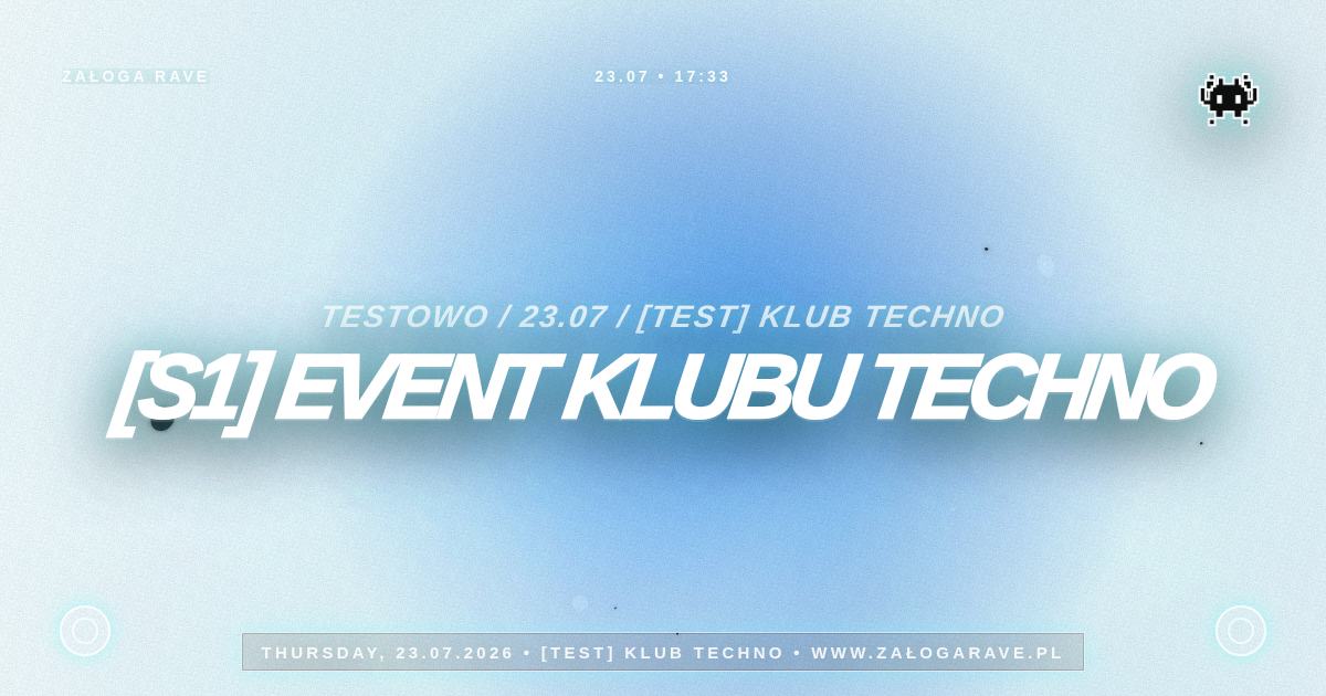 [S1] Event Klubu Techno